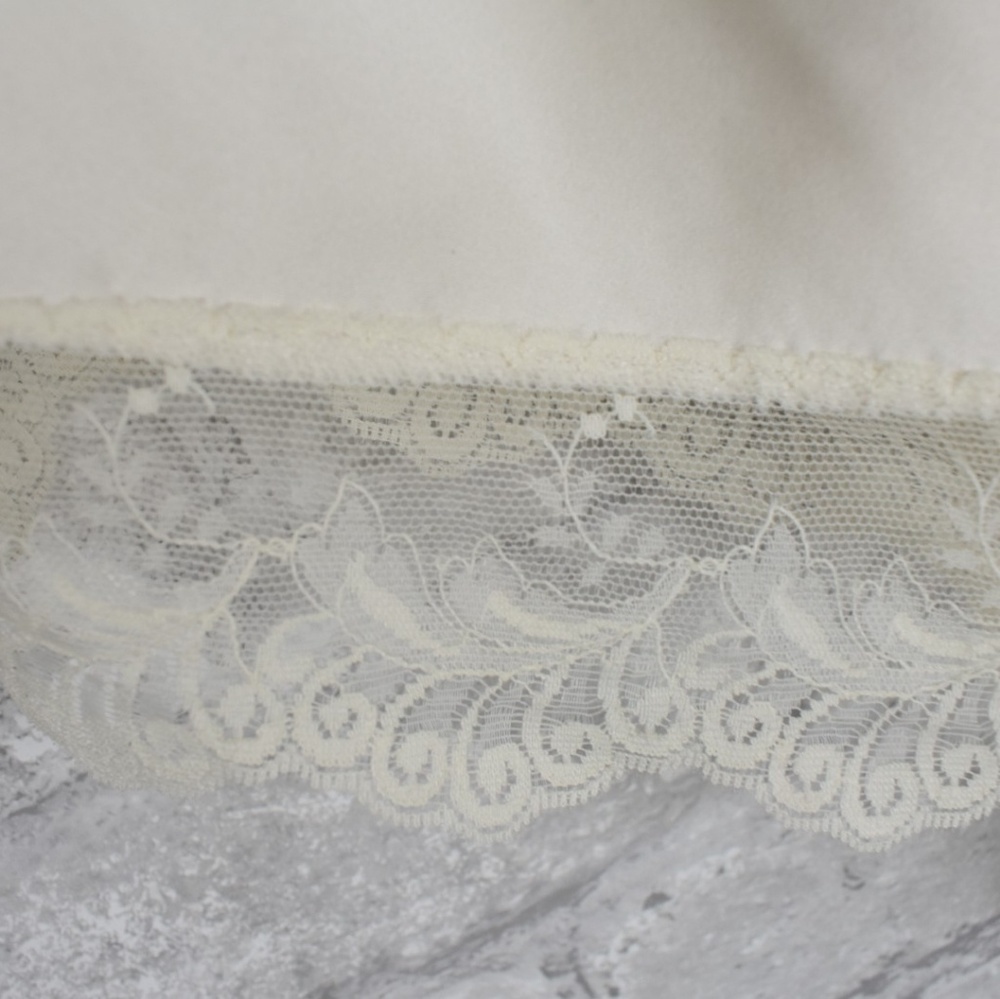 Vintage small white lingerie wedding one piece - Picture 7 of 7